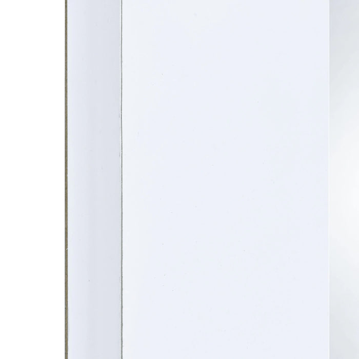 Lindy Floor Mirror with Lights in White