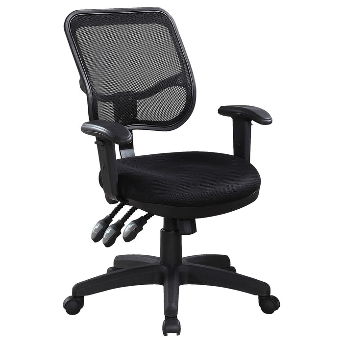 Rollo Adjustable Height Office Chair Black - Furniture House (VA)