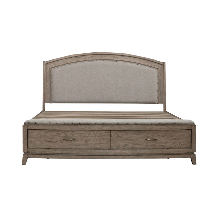 Avalon King Uph Storage Bed - Furniture House (VA)