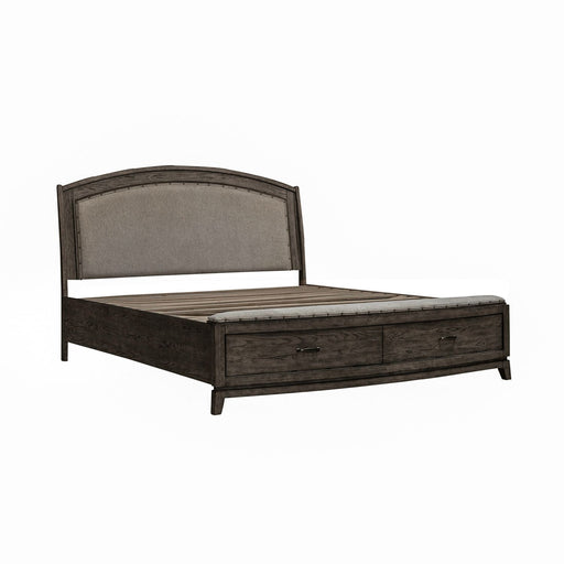 Avalon King Uph Storage Bed - Furniture House (VA)