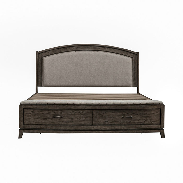 Avalon King Uph Storage Bed - Furniture House (VA)