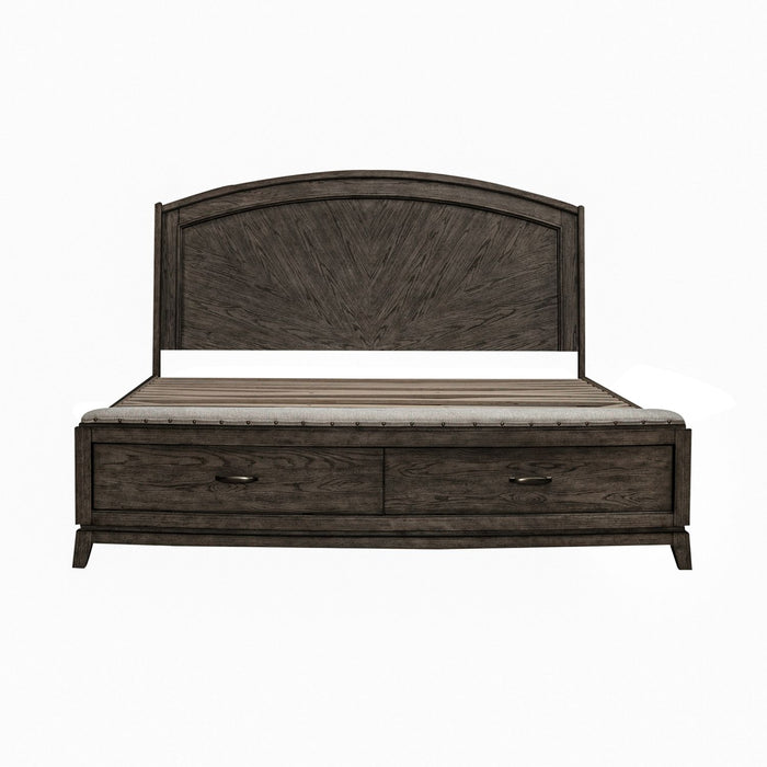 Avalon Queen Panel Storage Bed - Furniture House (VA)