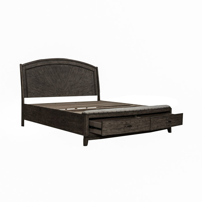 Avalon Queen Panel Storage Bed - Furniture House (VA)
