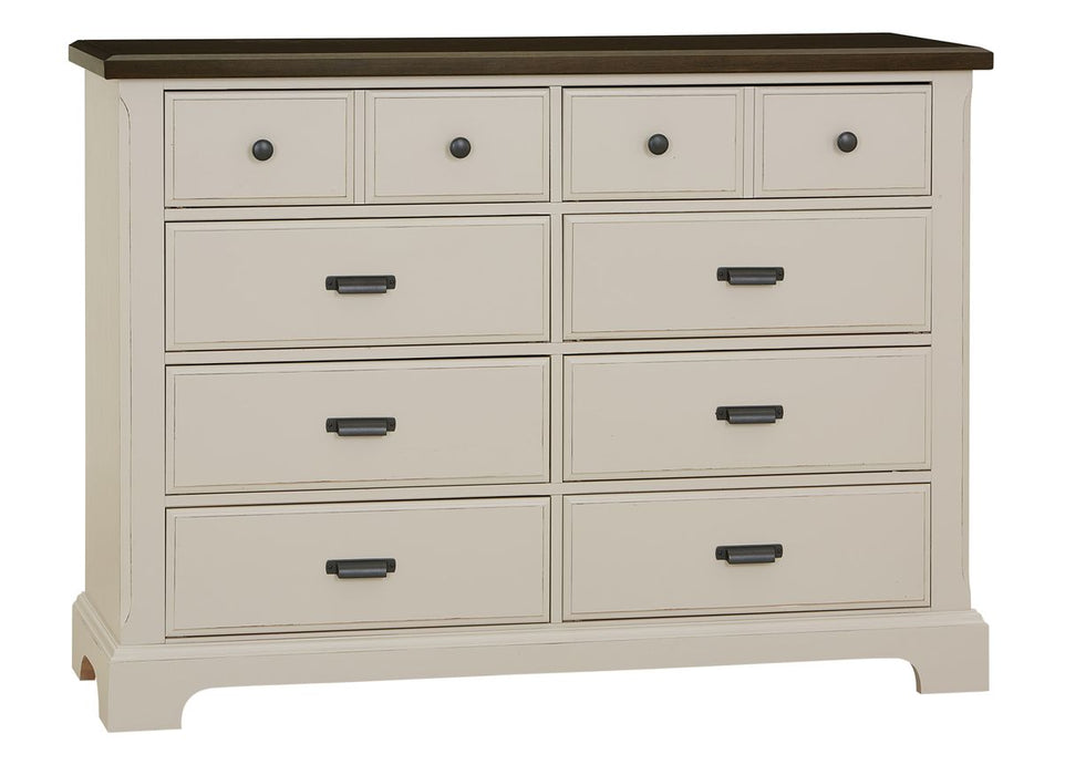 Vaughan Bassett Lancaster County 8 Drawer Dresser in Dove Grey image