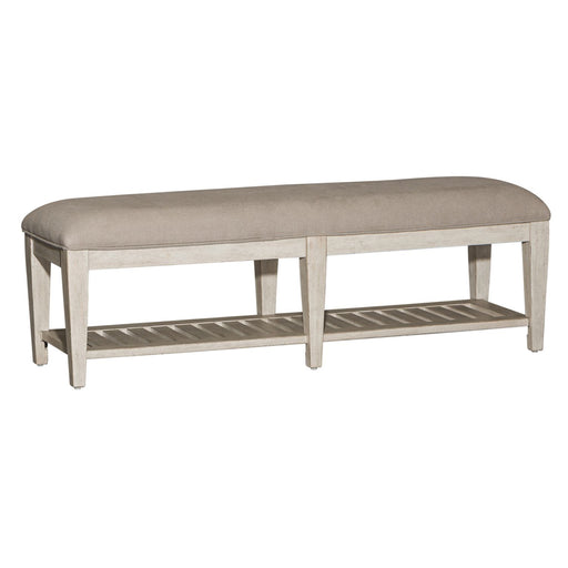 Heartland Bed Bench in Antique White - Furniture House (VA)