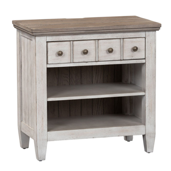 Heartland Nightstand in Antique White - Furniture House (VA)