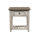 Heartland Drawer End Table in Antique White image