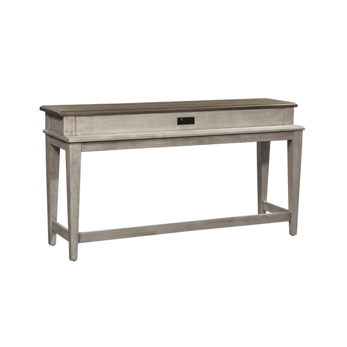 Heartland Console Bar Table in Antique White - Furniture House (VA)