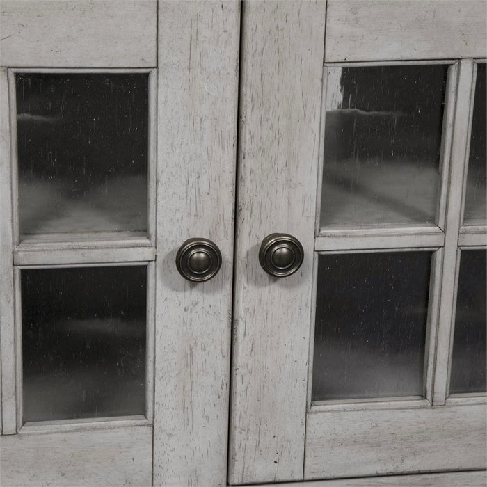 Liberty Heartland 66" TV Stand in Antique White