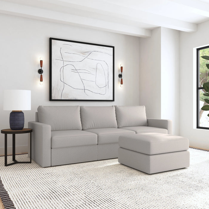 Flex Sofa with Standard Arm and Ottoman