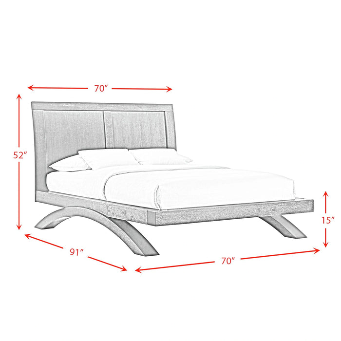 Allan Panel Bedroom Set in Black