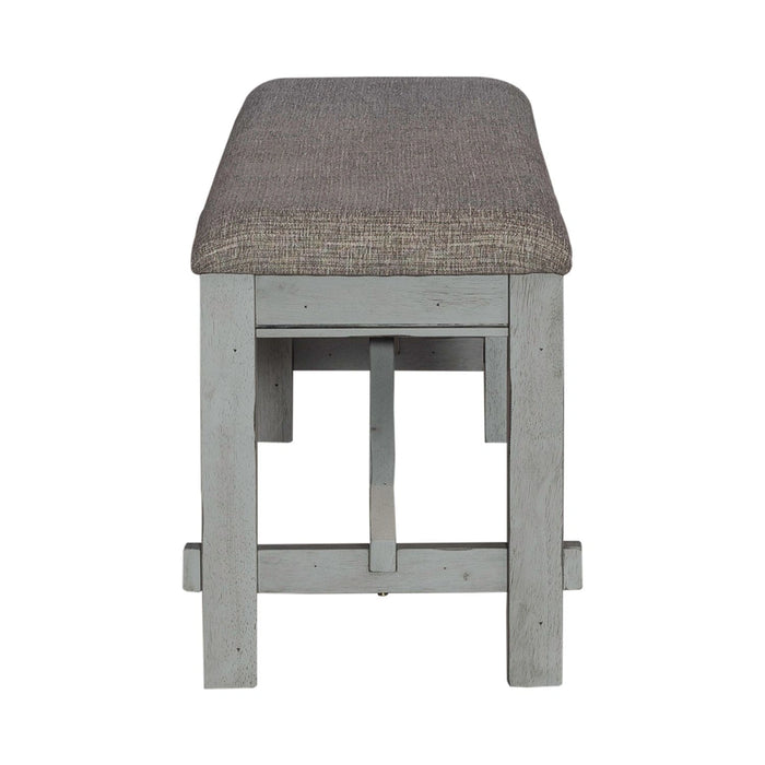 Newport Dining Bench in Smokey Grey image