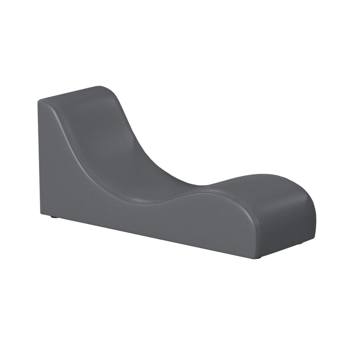 Valari Lounge Chair in Grey PU