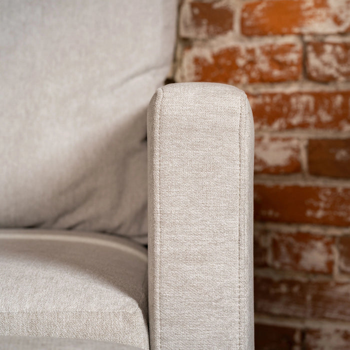 Flex Sofa with Narrow Arm and Ottoman