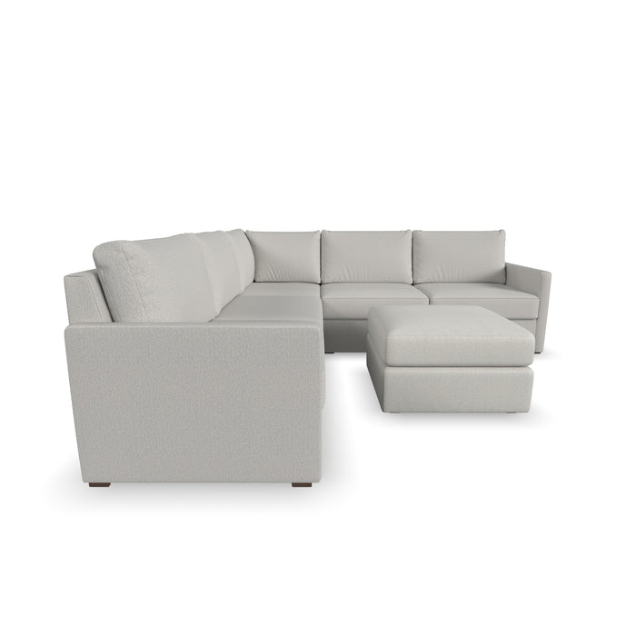 Flex 5-Seat Sectional with Narrow Arm and Ottoman - Furniture House (VA)