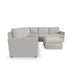 Flex 5-Seat Sectional with Narrow Arm and Ottoman - Furniture House (VA)