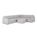 Flex 6-Seat Sectional with Narrow Arm and Storage Ottoman - 5000003377 - Furniture House (VA)