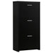 Vivian 3-drawer Shoe Cabinet Black - Furniture House (VA)
