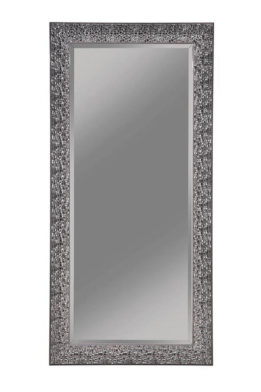 Rollins Rectangular Floor Mirror Black - Furniture House (VA)