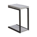 Beck Accent Table Cement and Black - Furniture House (VA)