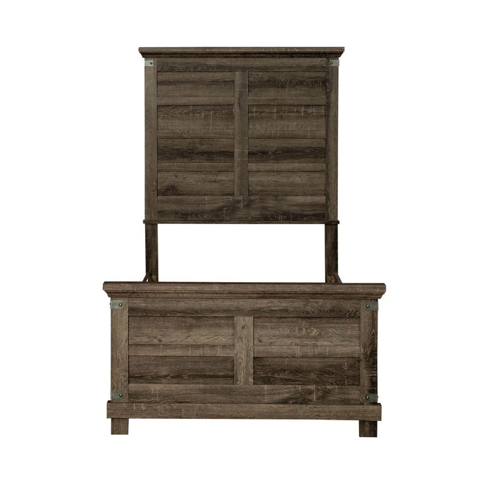 Liberty Furniture Lakeside Haven Opt Twin Panel Bed in Brownstone 903-BR-TPB