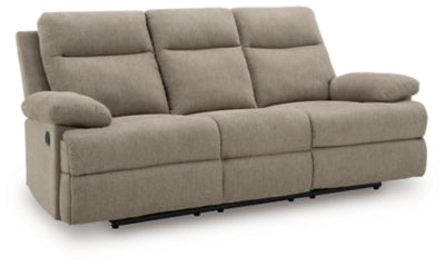 Side-Swipe Reclining Sofa with Drop Down Table - Furniture House (VA)