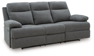 Side-Swipe Reclining Sofa with Drop Down Table - Furniture House (VA)
