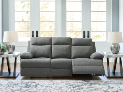 Side-Swipe Reclining Sofa with Drop Down Table - Furniture House (VA)