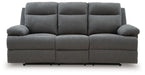 Side-Swipe Reclining Sofa with Drop Down Table - Furniture House (VA)
