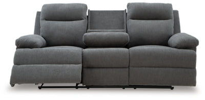 Side-Swipe Reclining Sofa with Drop Down Table - Furniture House (VA)