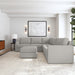 Flex 5-Seat Sectional with Standard Arm and Ottoman - Furniture House (VA)