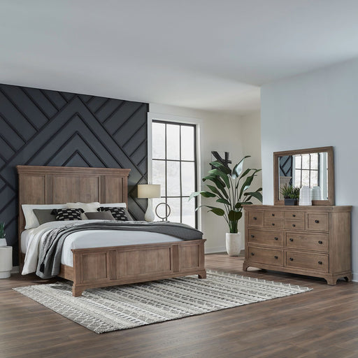 Haven Hills Queen Panel Bed, Dresser & Mirror image