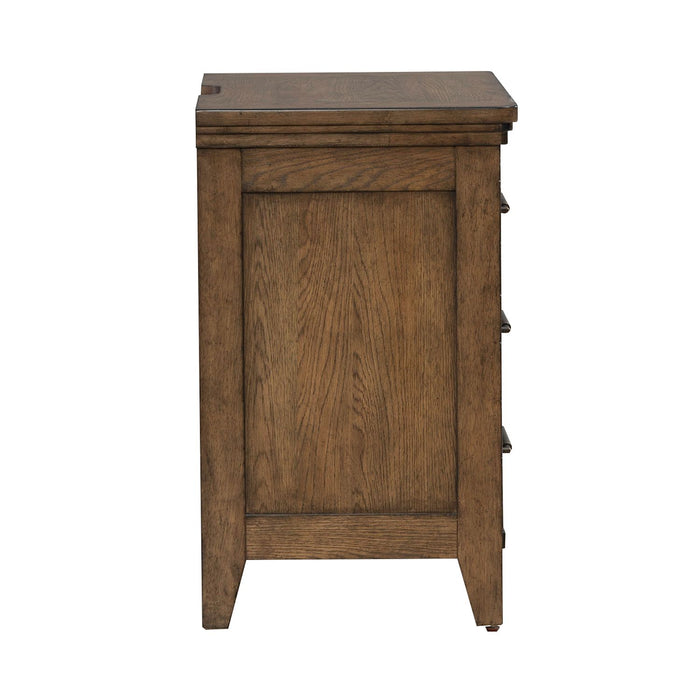 Carolina Park Nightstand w/ Charging Station - Furniture House (VA)