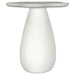 Perth 20-inch Side Table with Cloud-Shaped Top Off White - Furniture House (VA)