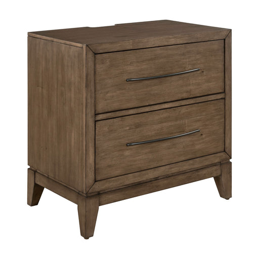 Shaker Lakes Nightstand w/ Charging Station - Furniture House (VA)
