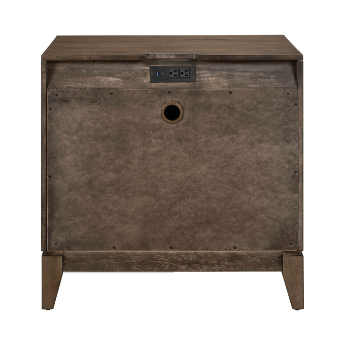 Shaker Lakes Nightstand w/ Charging Station