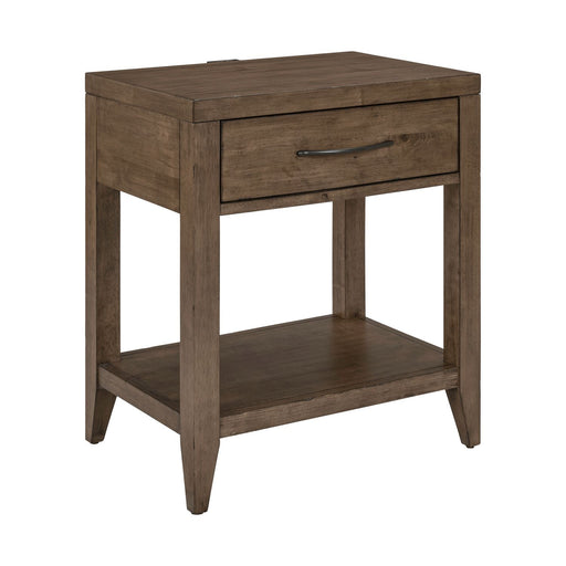 Shaker Lakes Open Nightstand w/ Charging Station - Furniture House (VA)