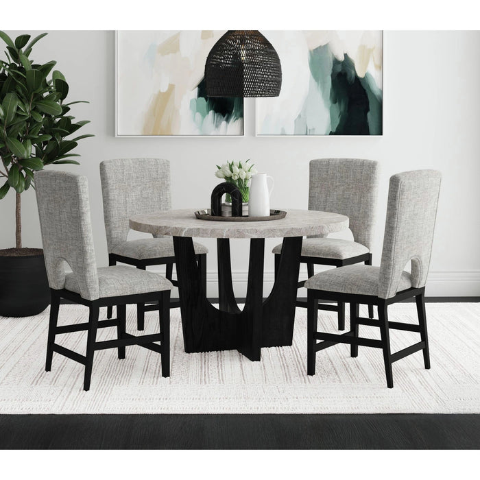 Oregon 5PC Dining Set in Black