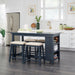 Brook Creek 5 Piece Counter Set- Navy image