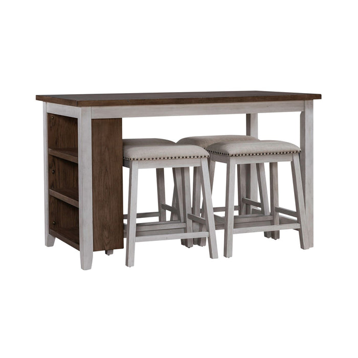 Brook Creek 5 Piece Counter Set- Two Tone - Furniture House (VA)