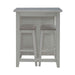 Brook Creek 3 Piece Counter Set - White - Furniture House (VA)