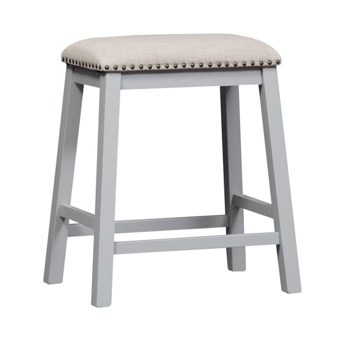 Brook Creek 5 Piece Counter Set in White - Furniture House (VA)