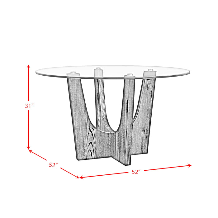 Oregon 5PC Dining Set in Black