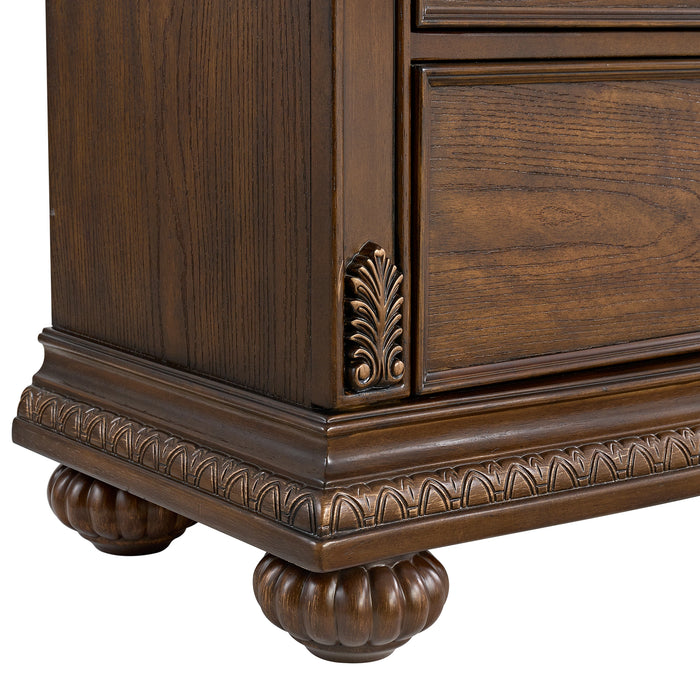 Cadenza Dresser and Mirror Set in Brown