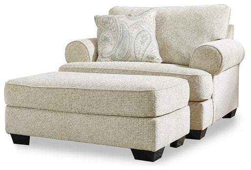 Monaghan Oversized Chair and Ottoman - Furniture House (VA)