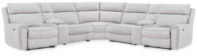 Social Pointe Reclining Sectional with Storage Consoles - Furniture House (VA)