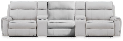 Social Pointe Reclining Sectional with Storage Consoles - Furniture House (VA)