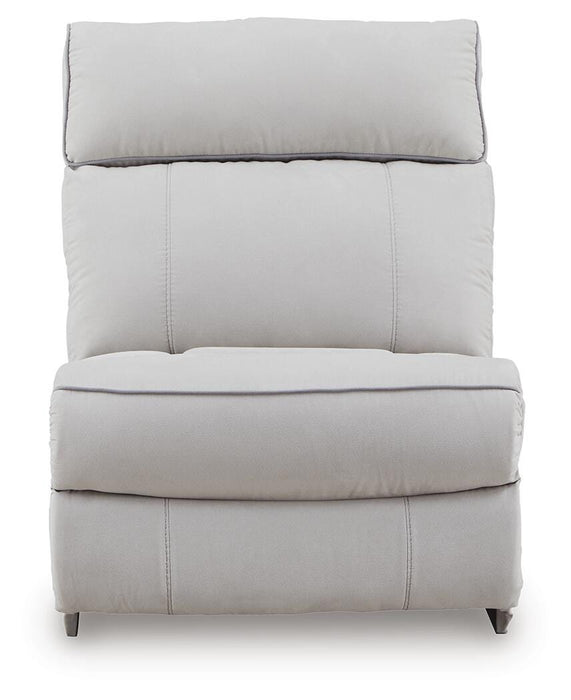 Social Pointe Reclining Sectional with Storage Consoles