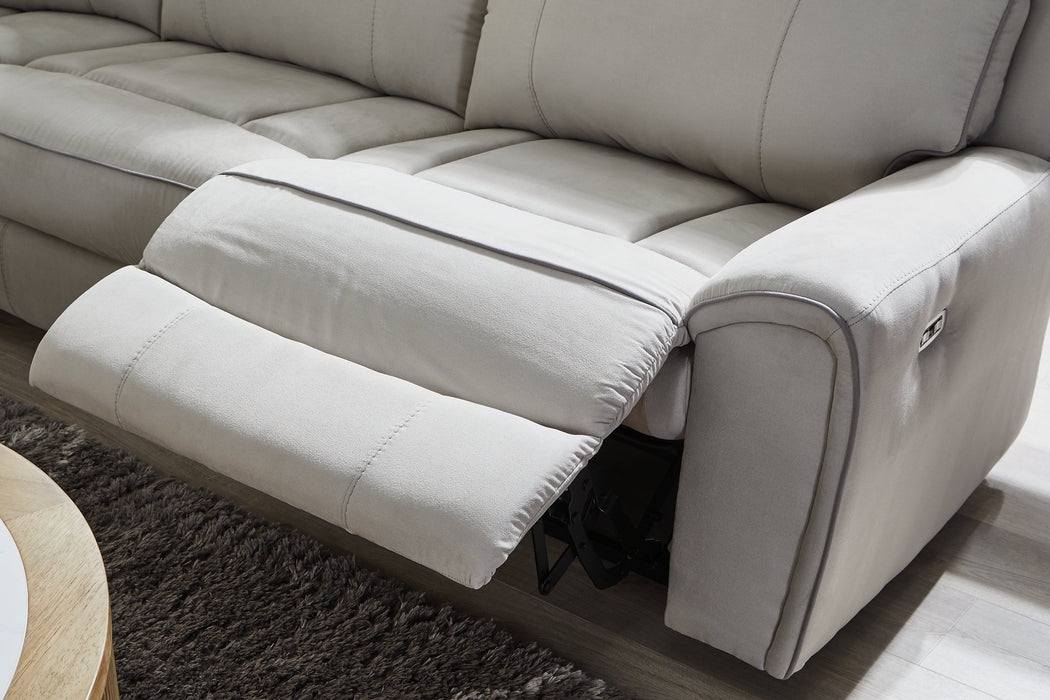 Social Pointe Power Reclining Sectional - Furniture House (VA)