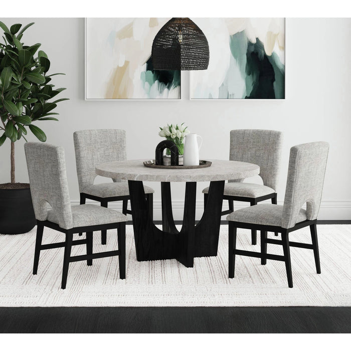 Oregon 5PC Dining Set in Black